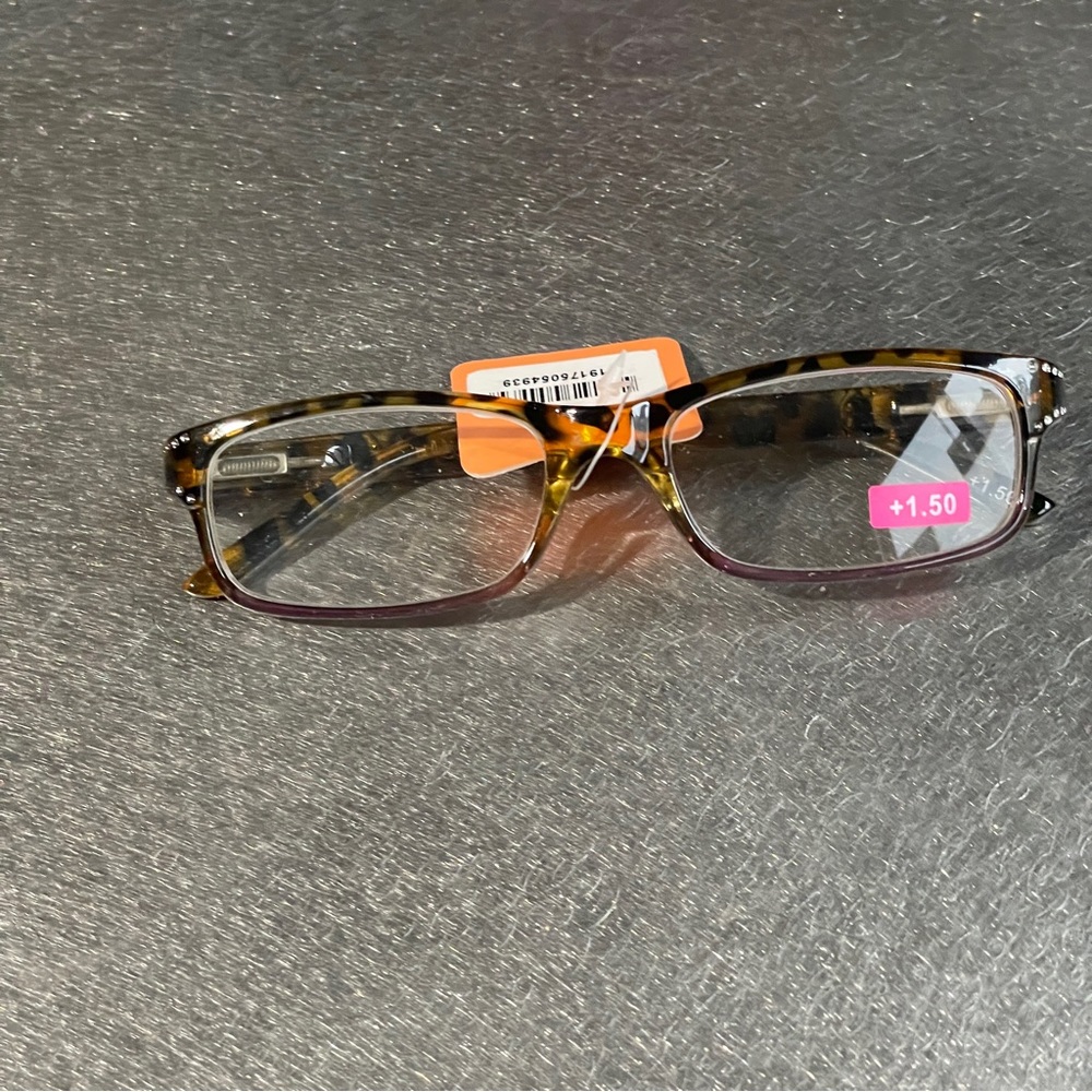 +1.50 Tortoise Readers Embellished with Bling!High Quality Glasses, NWT - Picture 15 of 15